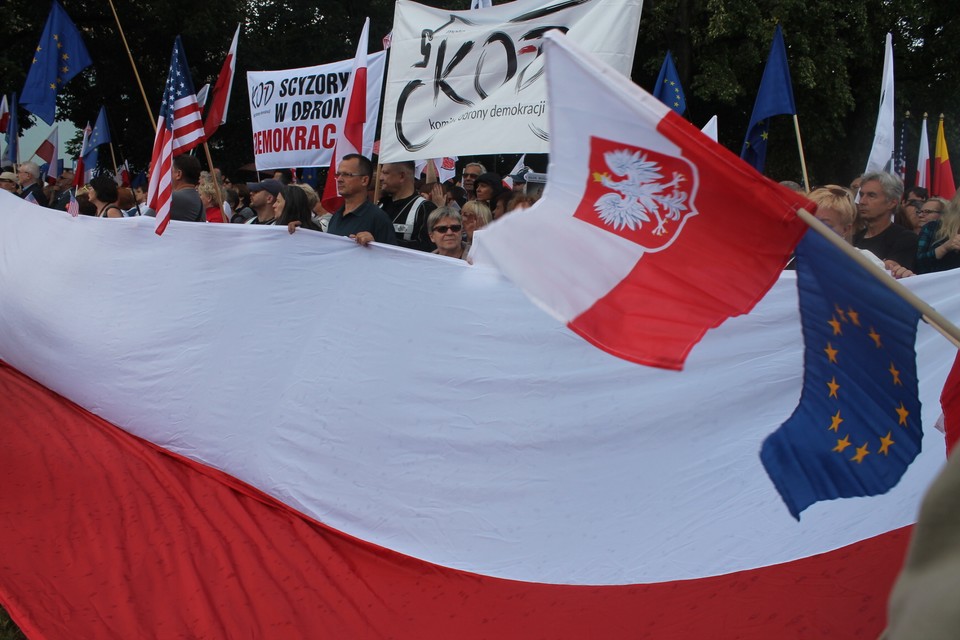 Manifestacja KOD w Warszawie