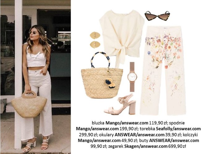 Ubrania z lnu na lato 2018. STYLIZACJE