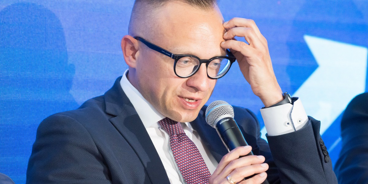 Wiceminister finansów Artur Soboń.