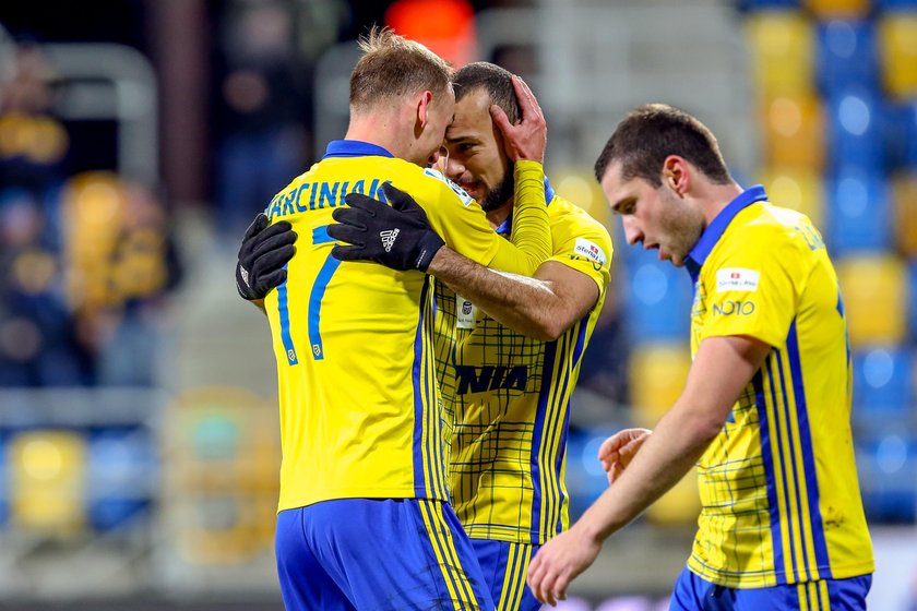 Pilka nozna. Ekstraklasa. Arka Gdynia - Wisla Krakow. 26.11.2018