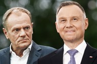 Donald Tusk i Andrzej Duda