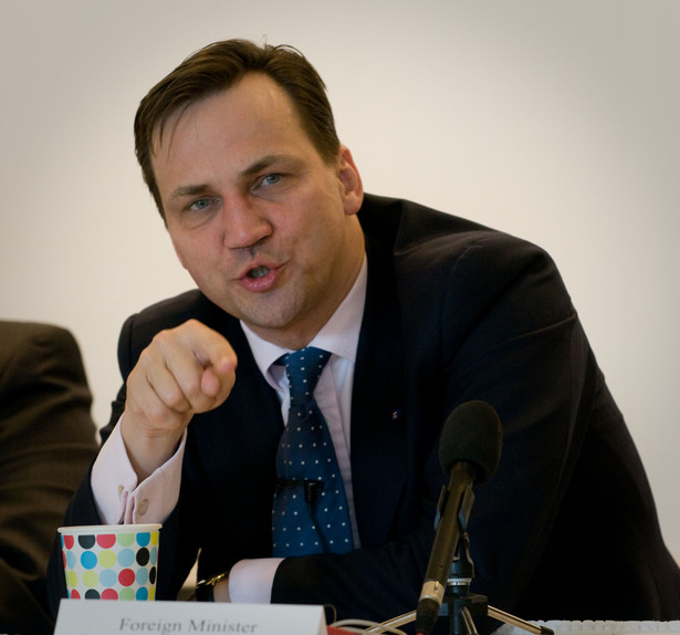 Radosław Sikorski, szef MSZ.