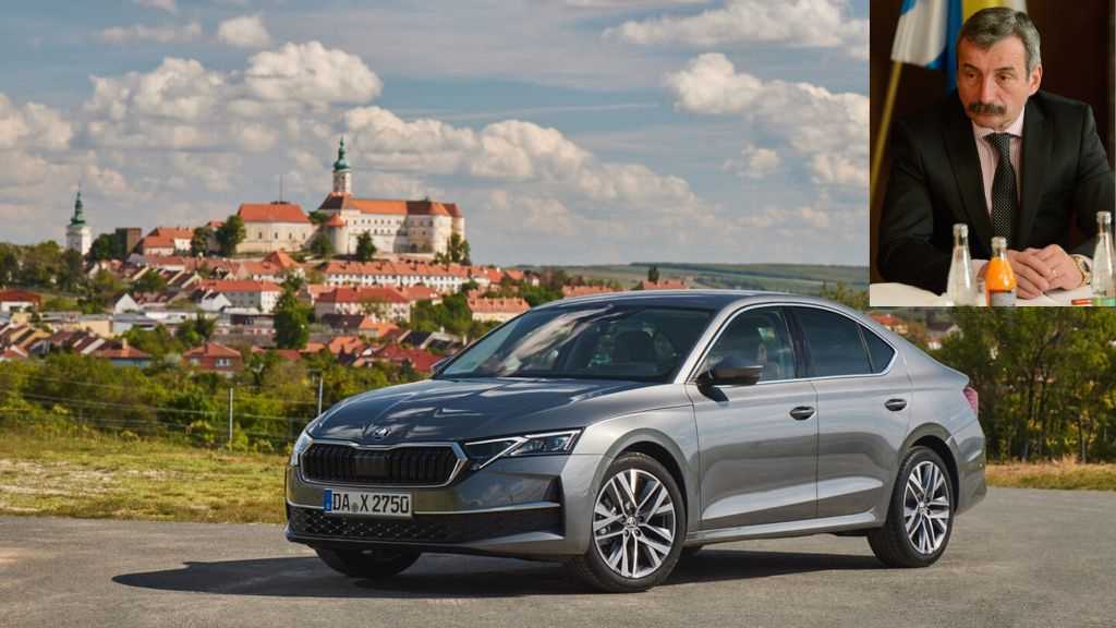 Primátor Zlatých Moraviec Dušan Husár zničil motor služobnej Škody Octavia (ilustračná koláž)