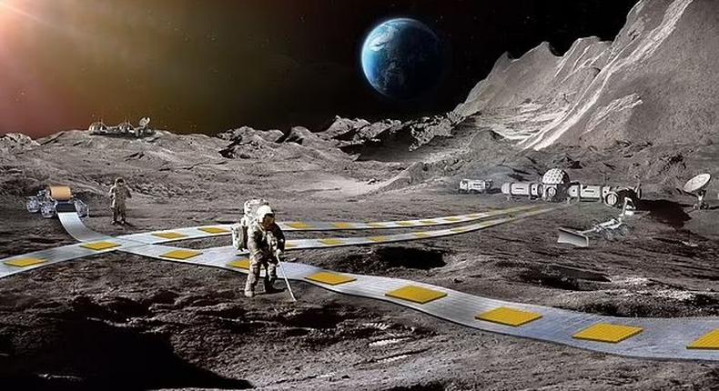 NASA plans to build a levitating robot train & railway on the moon [Courtesy]