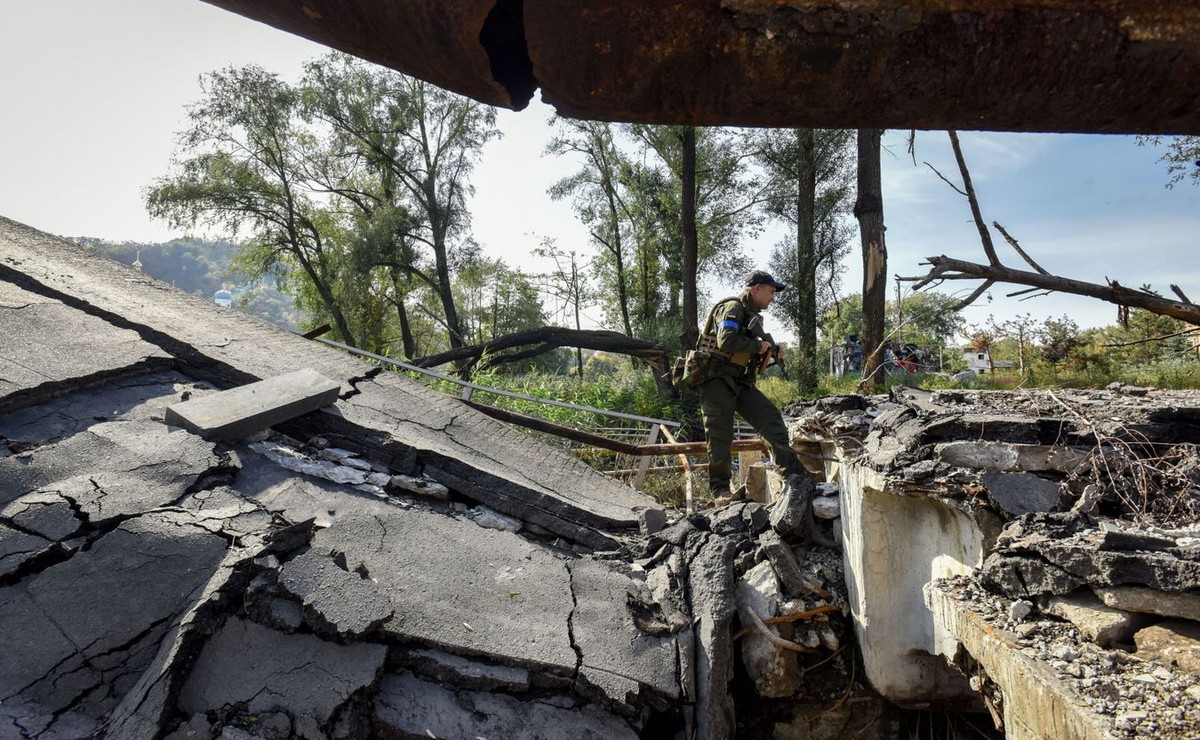 żołnierz Gwardii Narodowej Ukrainy