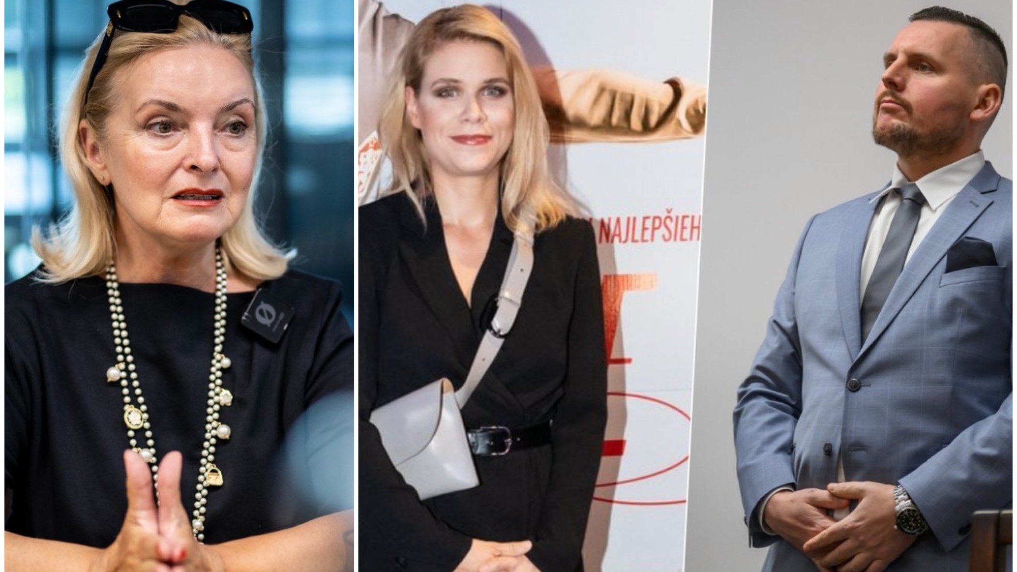 Eva Pavlíková, Zuzana Kovačič Hanzelová a Daniel Bombic