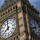 The Elizabeth Tower, which houses the Great Clock and the 'Big Ben' bell, is seen above the Houses o