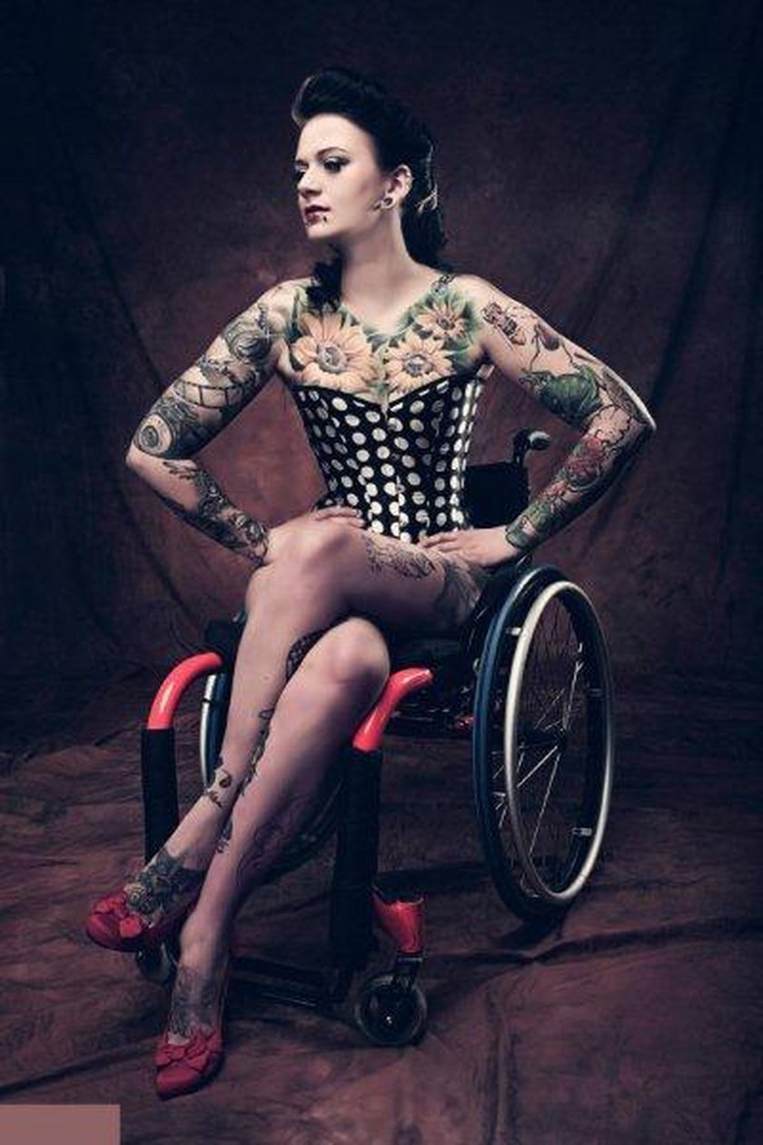 Izabela Sopalska - polska modelka poruszająca się na wózku