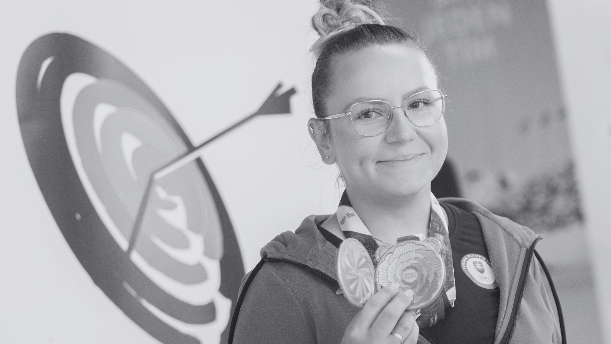 Na snímke slovenská reprezentantka v lukostreľbe Denisa Baránková.