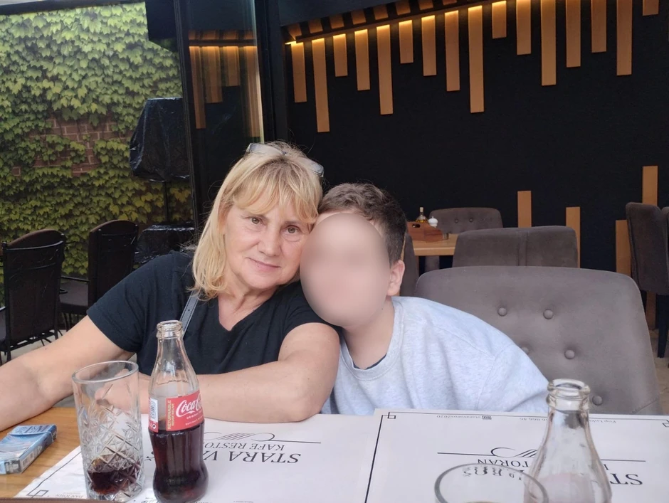 Vesna Veselinović i njen unuk