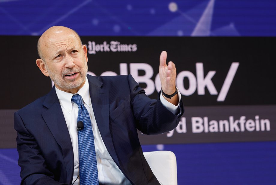 Lloyd Blankfein, senior chairman w Goldman Sachs