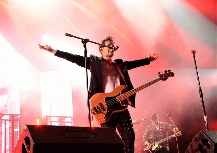 Krzysiek Zalewski na koncercie Męskie Granie 2018. Warszawa 2018.08.20