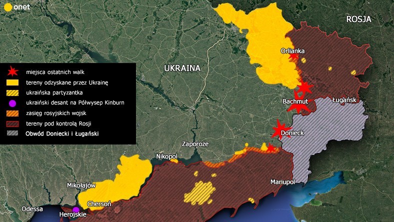 Tak aktualnie wygląda sytuacja na froncie