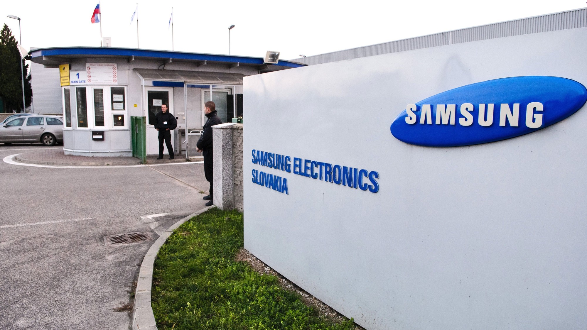 Sídlo slovenskej prevádzky spoločnosti Samsung v Galante