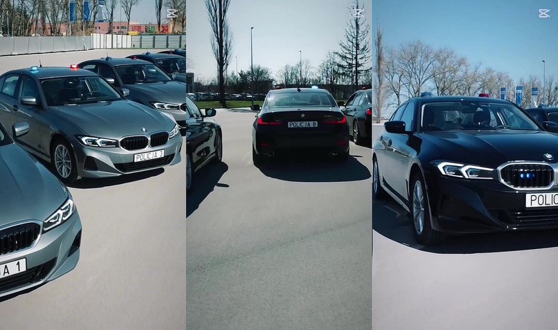 Nowe BMW serii 3 dla policji - to nieoznakowane radiowozy drogówki