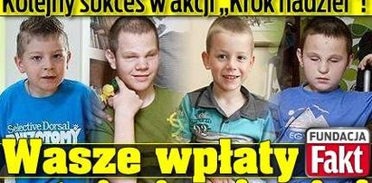 Dzięki Wam są pieniądze na leczenie tych chłopców!