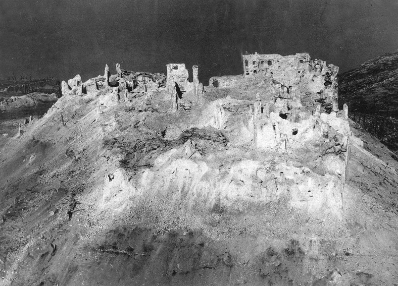 Ruiny Monte Cassino w maju 1944 r.