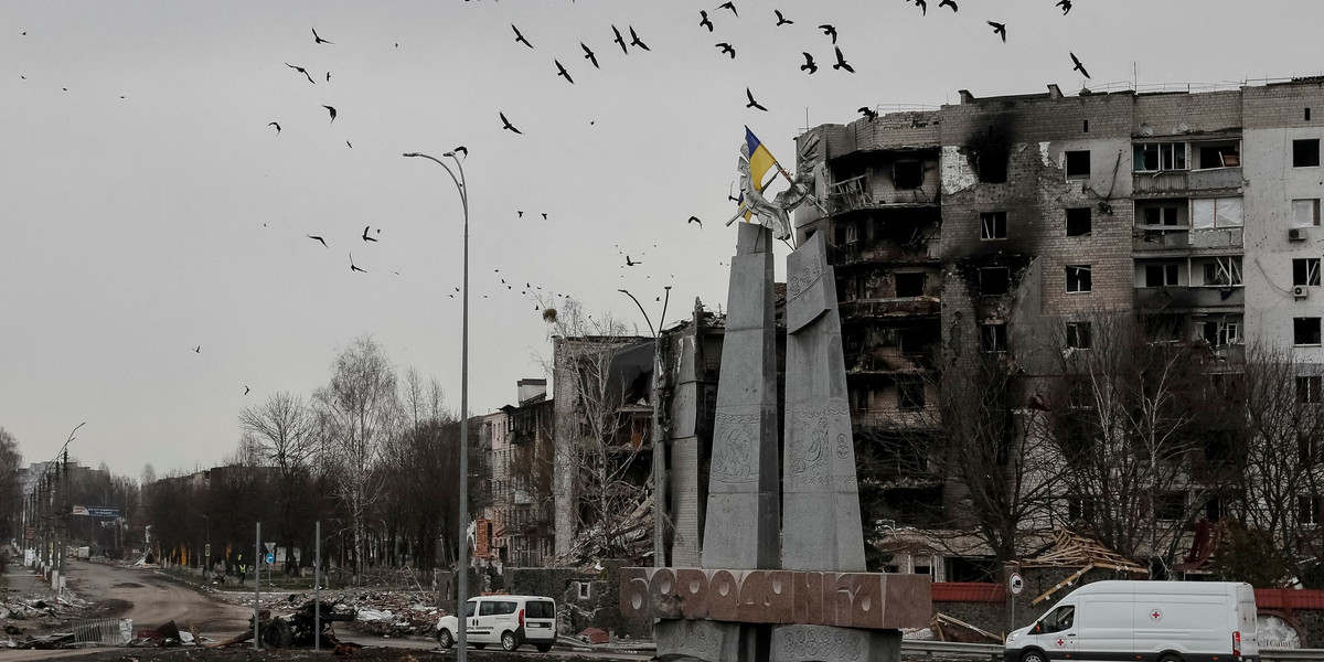 Wojna w Ukrainie. Przerażające zbrodnie Rosjan w Borodziance.