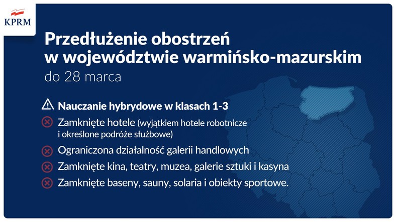 Zaostrzone zasady bezpieczeństwa w województwach o najwyższej liczbie zachorowań