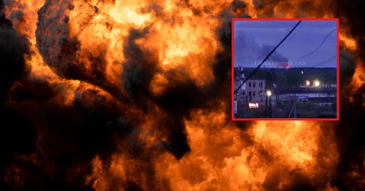 Drony Ukrainy zaatakowały w głębi Rosji. Wybuchł pożar w fabryce amunicyjnej