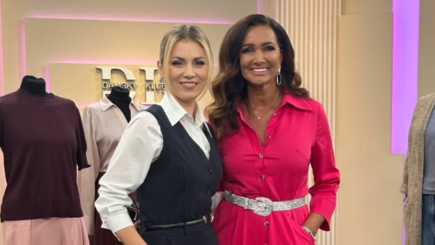 Erika Kandráčová a Karin Majtánová v Dámskom klube.