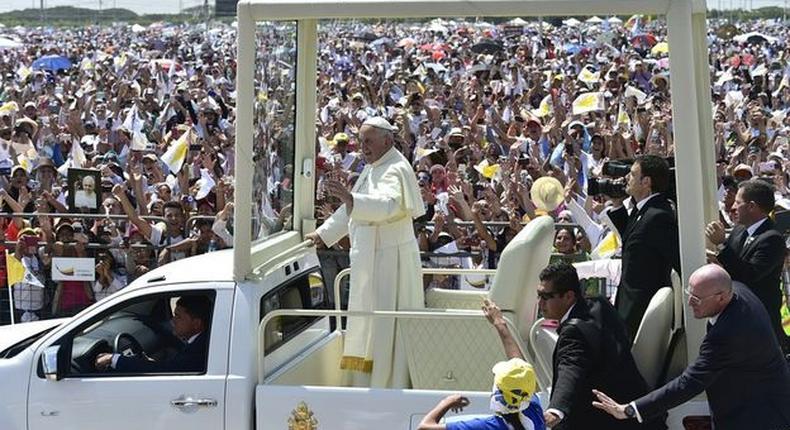 Pope Francis was making his second visit to Latin America since becoming Pontiff in 2013