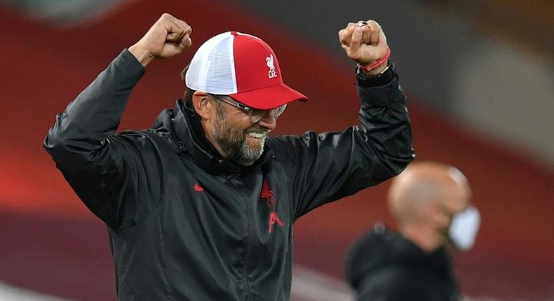 Cloud nine: Jurgen Klopp's Liverpool have taken nine points from their opening three Premier League games