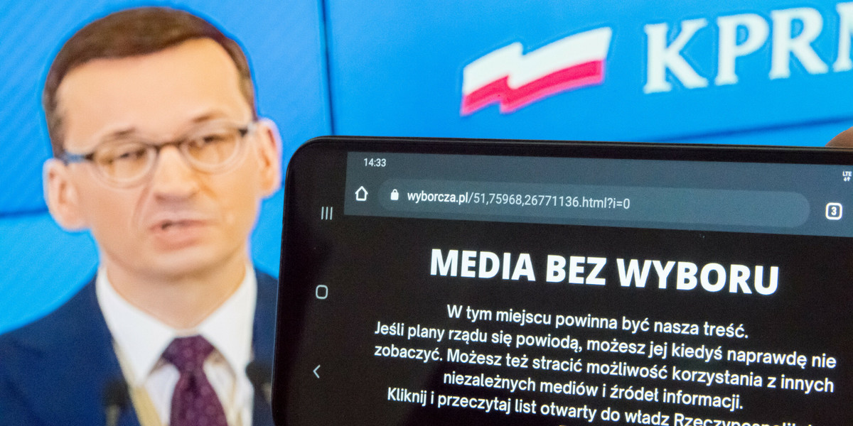 Premier Mateusz Morawiecki wypowiedział się na temat tzw. podatku od reklam. 