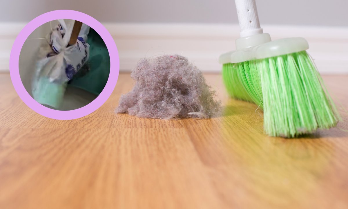 Plastikowa reklamówka jako sposób na efektywne sprzątanie? Ten trik podbija sieć