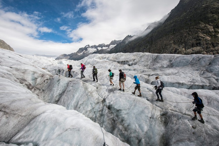 Aletsch, najdłuższy lodowiec w Europie