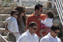 Jennifer Lopez i Marc Anthony z bliźniakami w Cannes