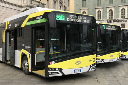 Solaris dostarczył 12 autobusów elektrycznych do Bergamo