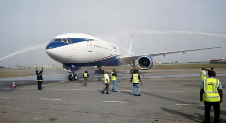 Air Peace Boeing 777 aircraft (PM News)