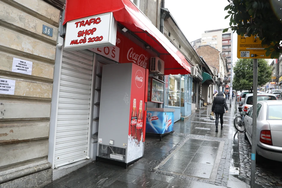 Opljačkana trafika u Balkanskoj ulici 