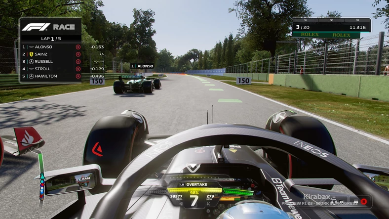 F1 23 - screenshot z wersji Preview na PC
