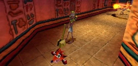 Screen z gry "Crash Bandicoot 3: Warped".