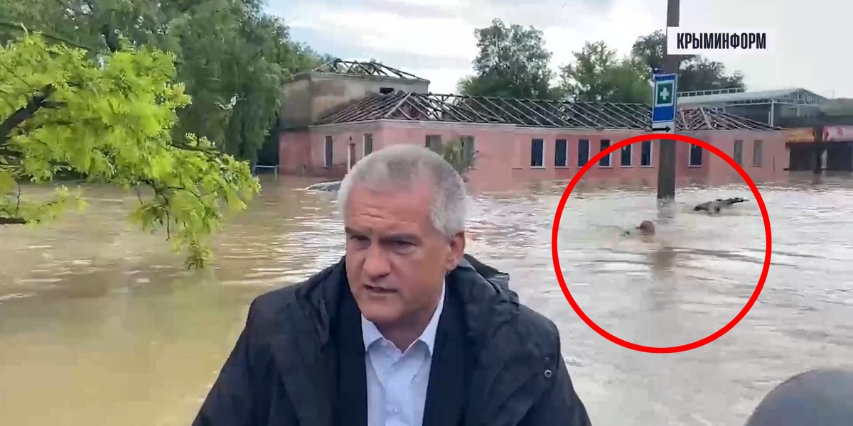 Cały świat się śmieje z gubernatora Krymu. Tak potraktował swoich ochroniarzy