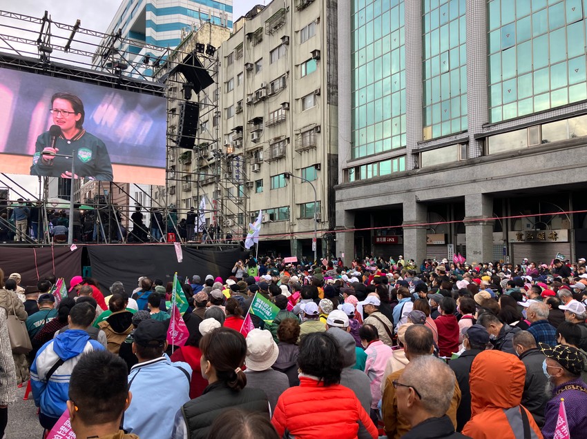 Šao Bi Kim drži govor na skupu DPP-a