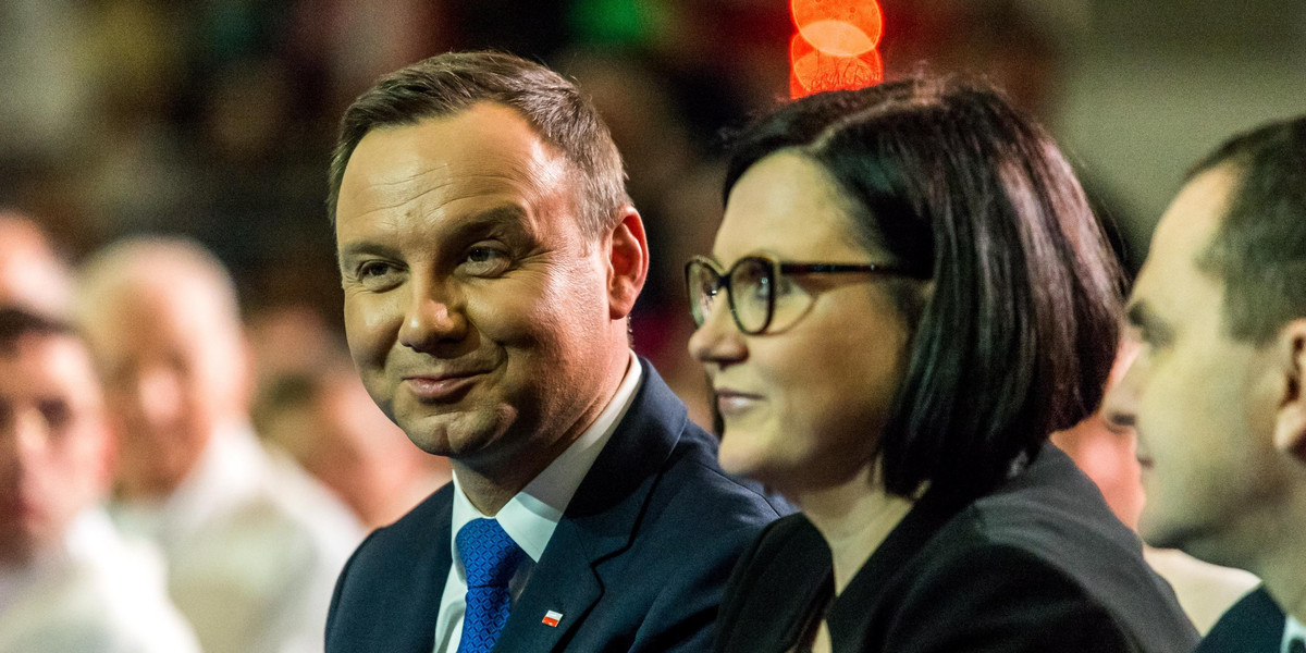 Andrzej Duda i Małgorzata Sadurska