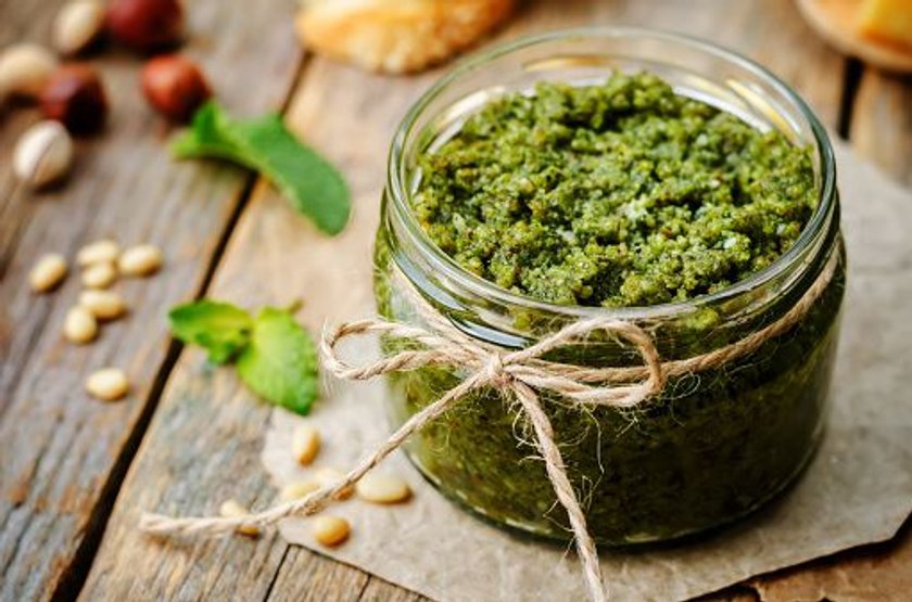 Pesto z czosnku niedźwiedziego