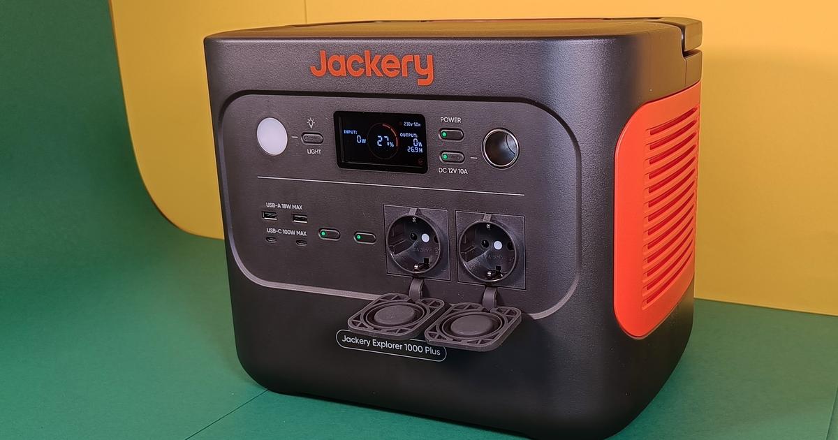 Jackery Explorer 1000 Plus in the test: Top power station finally with LiFePO4