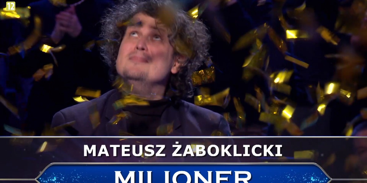 Mateusz Żaboklicki - milioner!