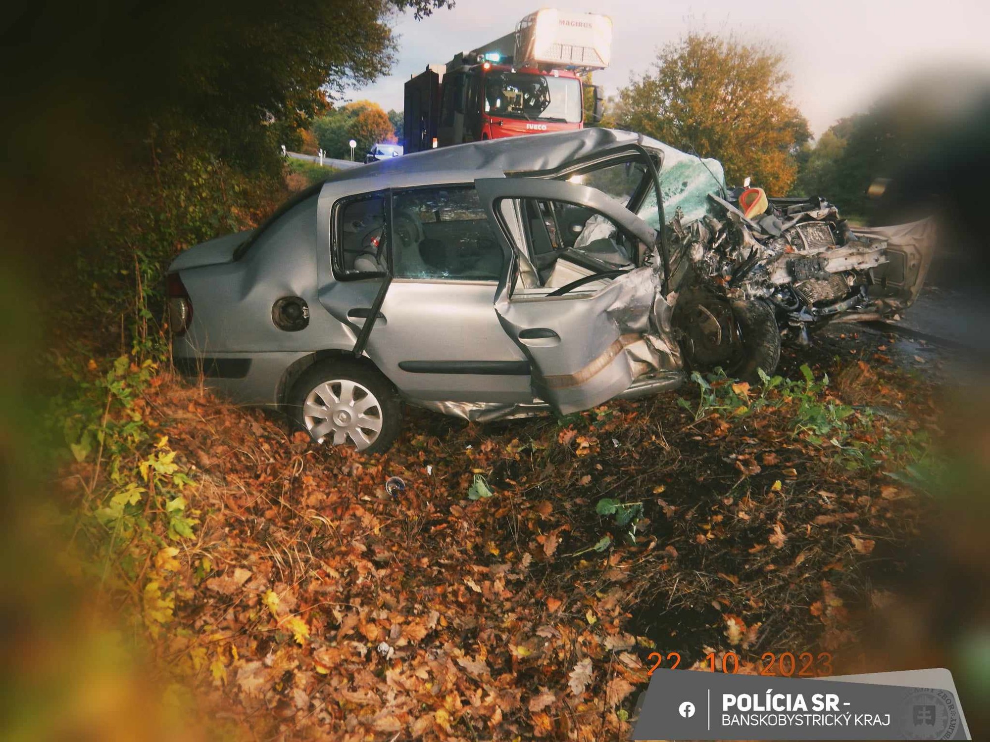 K dopravnej nehode došlo na ceste 1/16 v smere z Detvy do Zvolena.