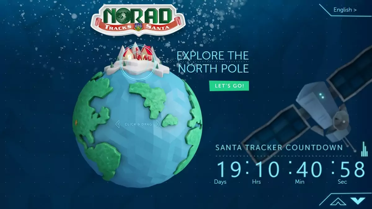 NORAD Santa - strona główna