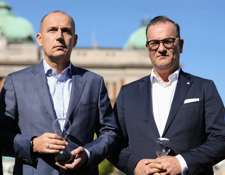 Ministar zdravlja dr Zlatibor Lončar i generalni direktor Hemofarma Ronald Zeliger