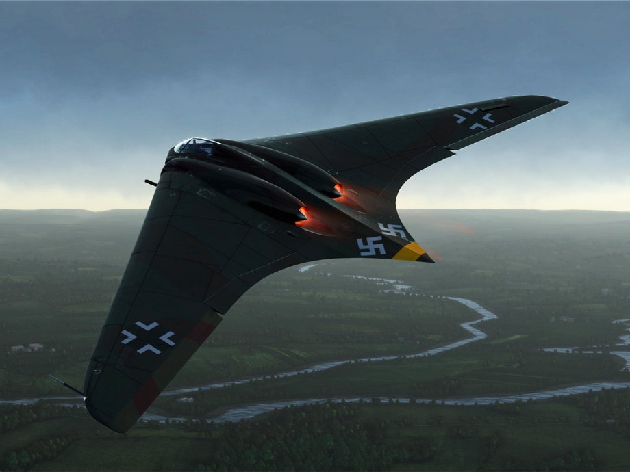 Hitler's stealth "flying wing" bomber