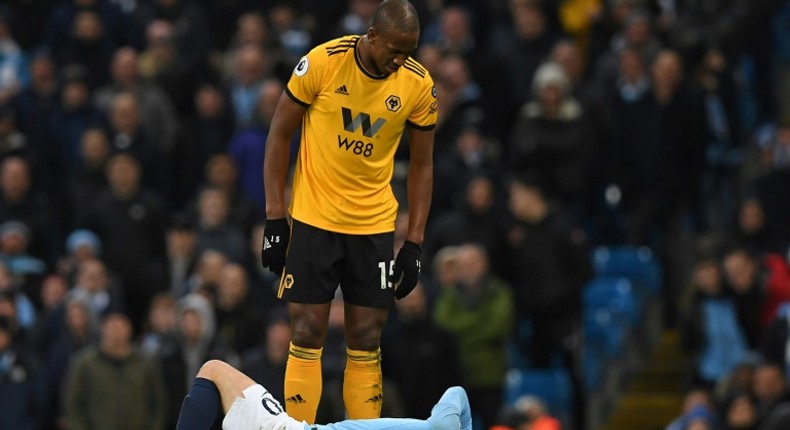 Willy Boly foul on Bernardo Silva left Wolves with 10 men after 19 minutes