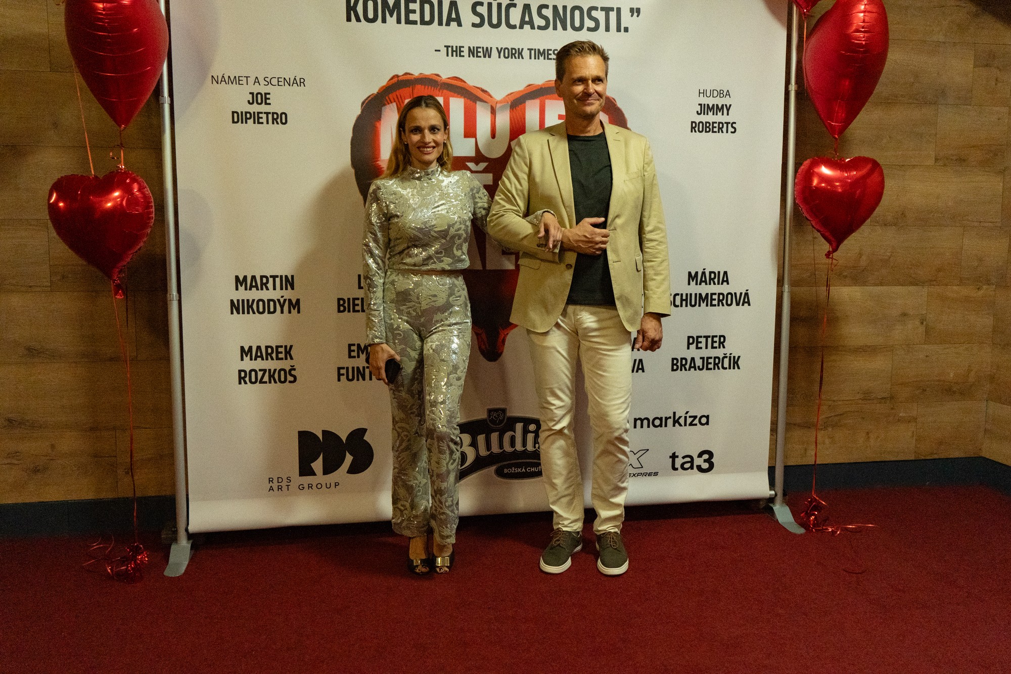 Premiéra muzikálu  Milujem ťa, ale…: Liv Bielovič a Martin Nikodým