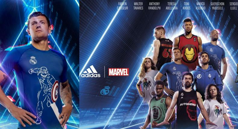 Le Real Madrid dévoile un maillot au design Marvel Avengers