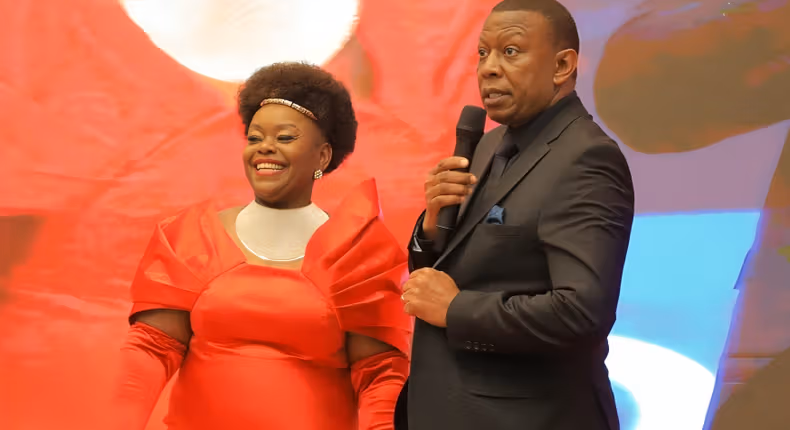 Spotlight on Millie Odhiambo's rarely-seen husband present during her book launch